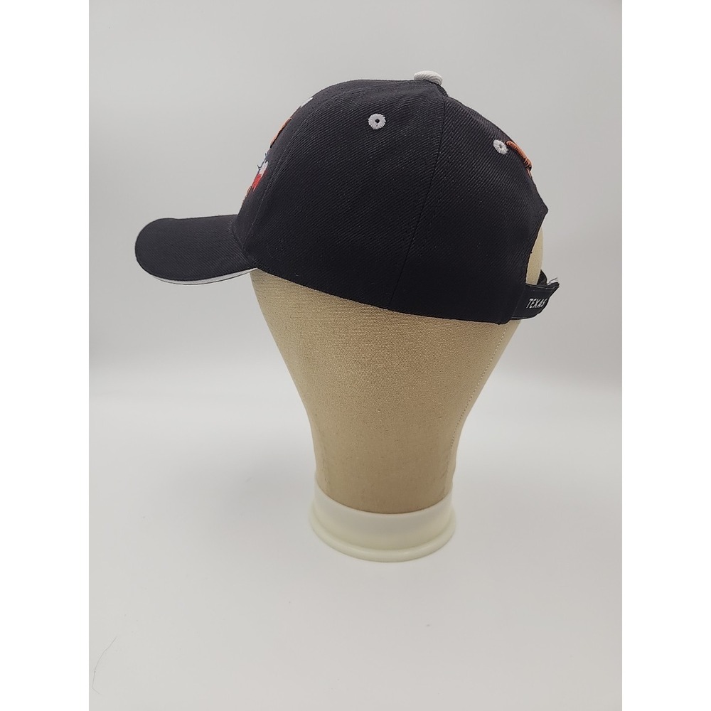 Brand New Black Texas Baseball Cap – Embroidered Logo, Adjustable Fit - Picture 7 of 12
